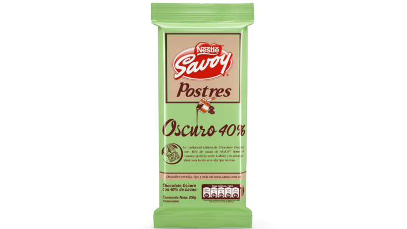 Savoy  Postres 40% 200gr NESTLE
