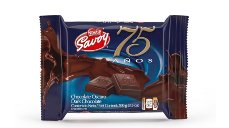 Savoy 75 años Oscuro 100gr NESTLE