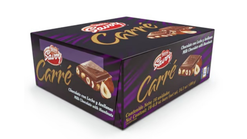 Savoy Carre Avellanas (Mini) 16 Unidades 400gr NESTLE
