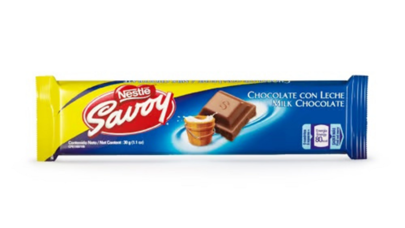 Savoy Chocolate Con Leche 30gr NESTLE