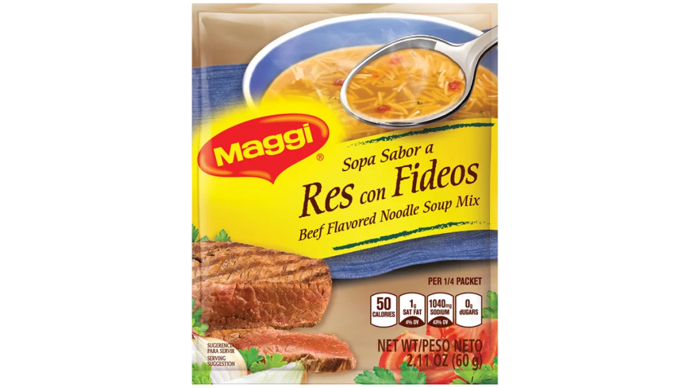 Sopa Res Con Fideos 60gr MAGGI