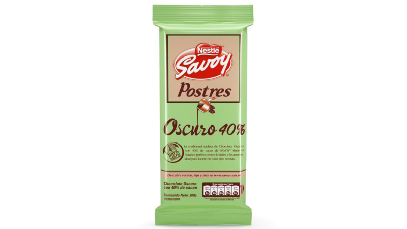 Savoy Postres 40% 4 Unidades 200gr NESTLE