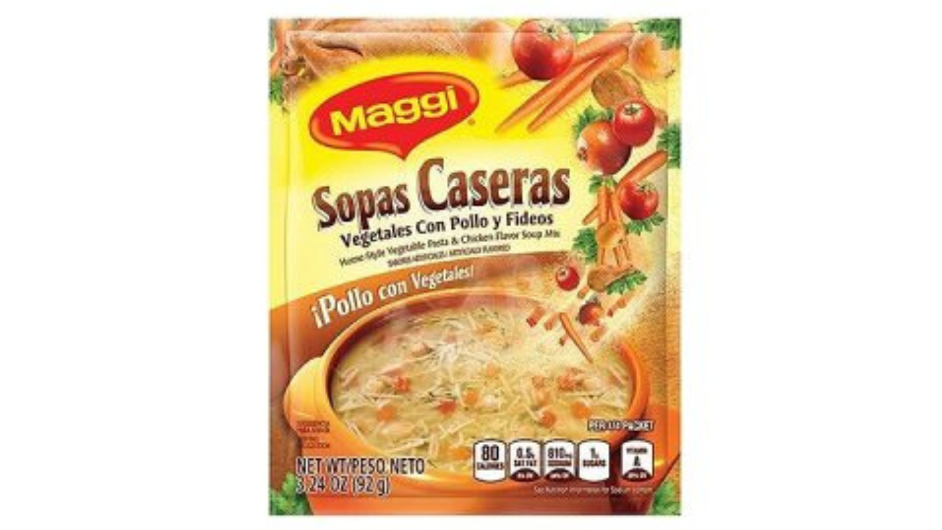 Sopa Casera Pollo Con Vegetales 91.8gr MAGGI