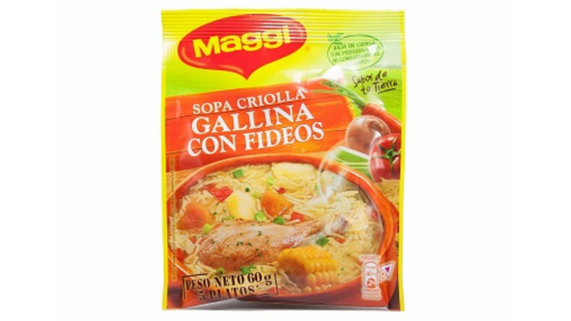 Sopa Criolla Gallina Con Fideos 60gr MAGGI