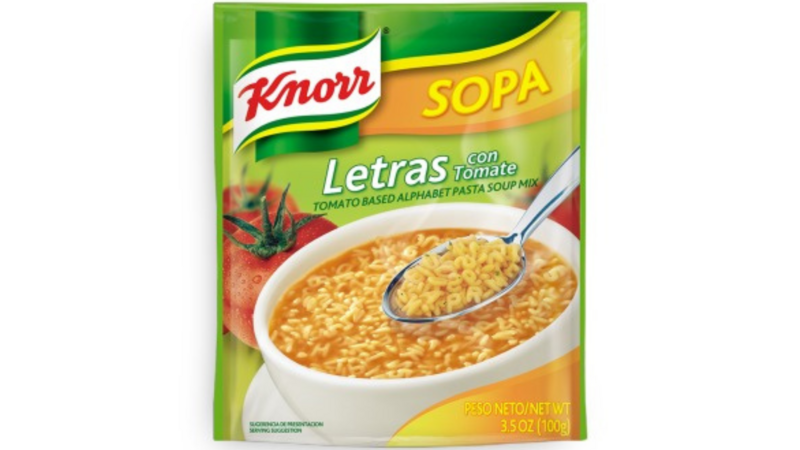 Sopa de Letras Pasta 3.5oz KNORR
