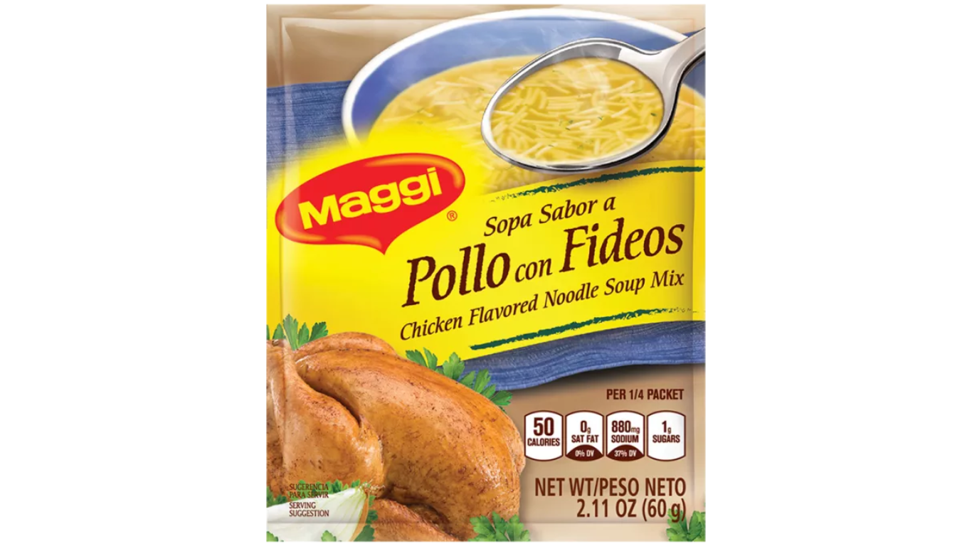 Sopa Pollo Con Fideos 2.11oz MAGGI