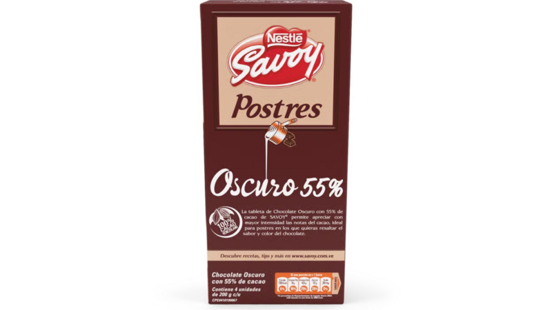 Savoy Postres 55% 4 Unidades 200gr NESTLE