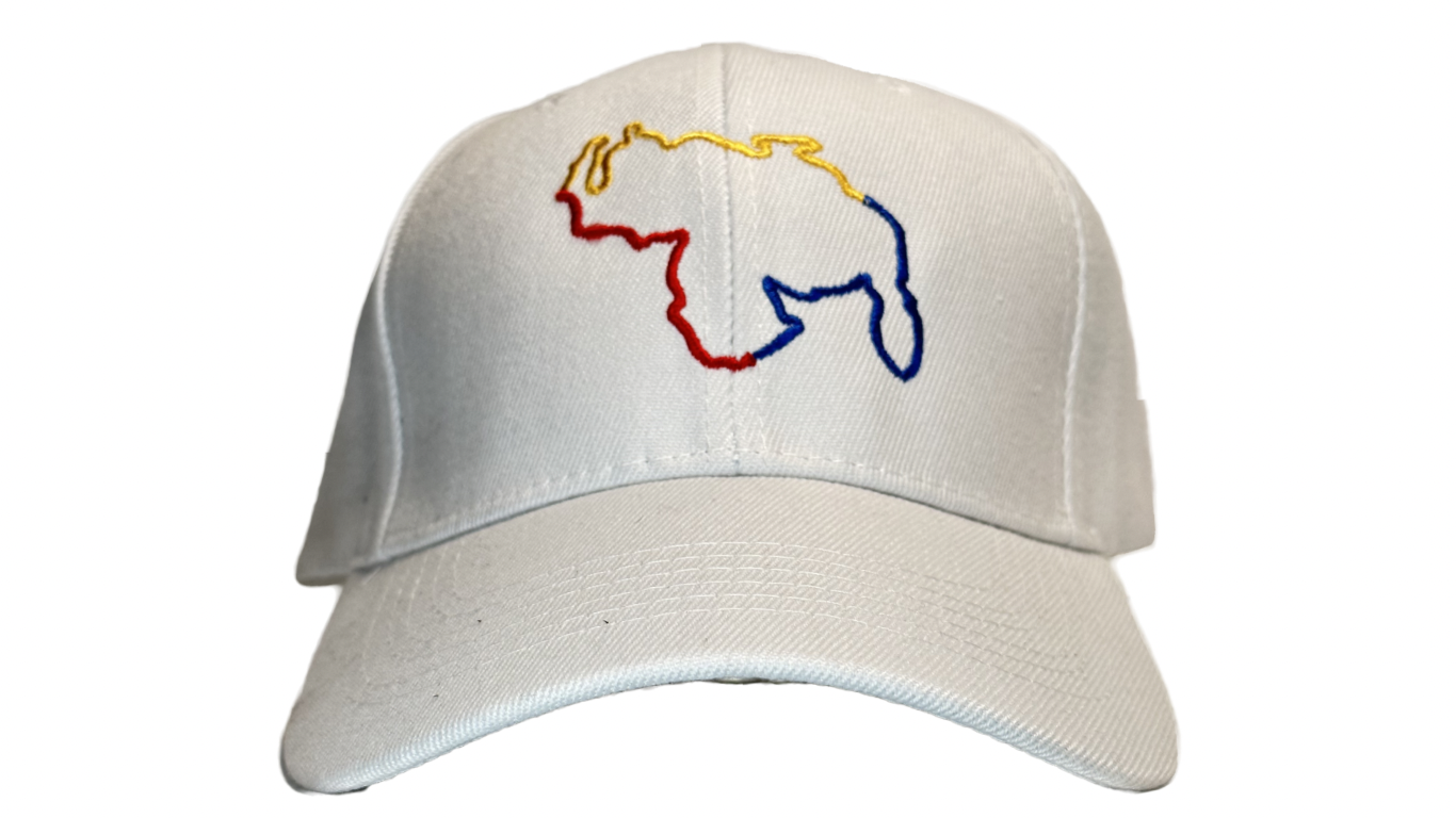 Gorra Venezuela Blanca Mapa