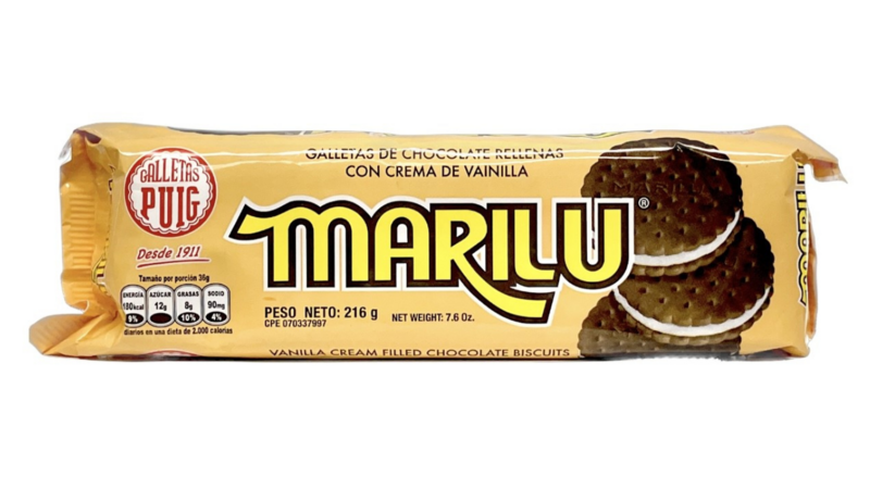 Galleta Marilu Chocovainilla 216gr