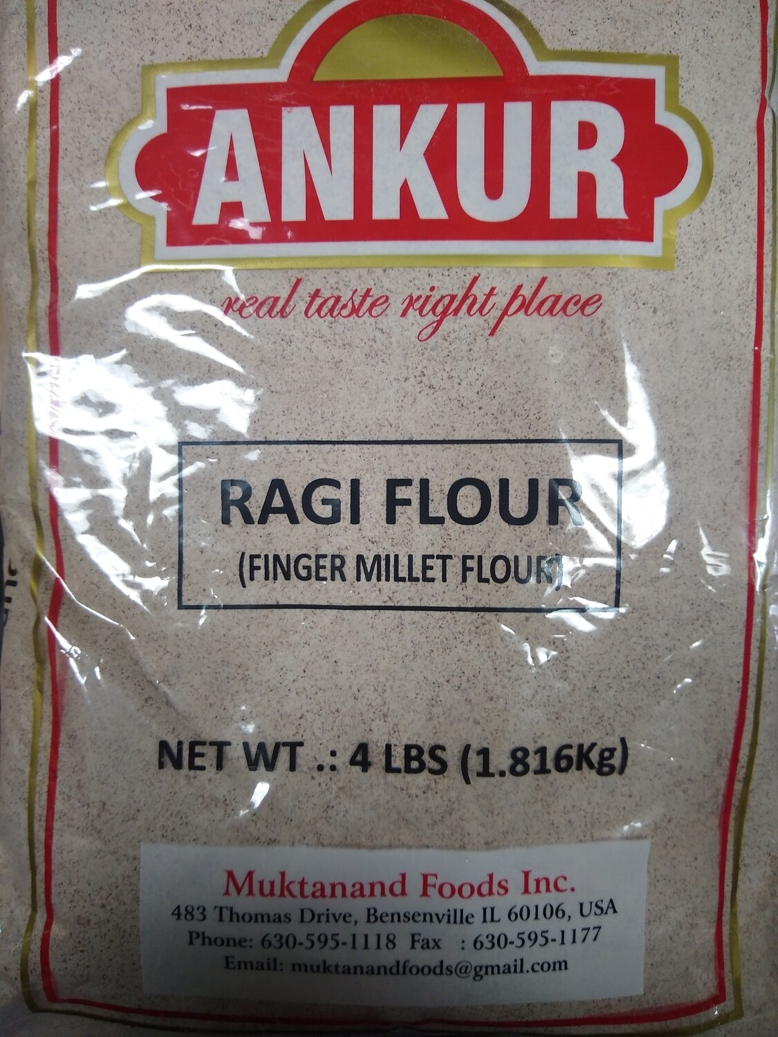 Ankur Ragi Flour 4lb