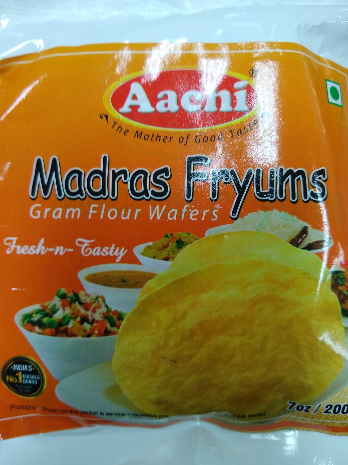 Aachi Madras Fryums 200g