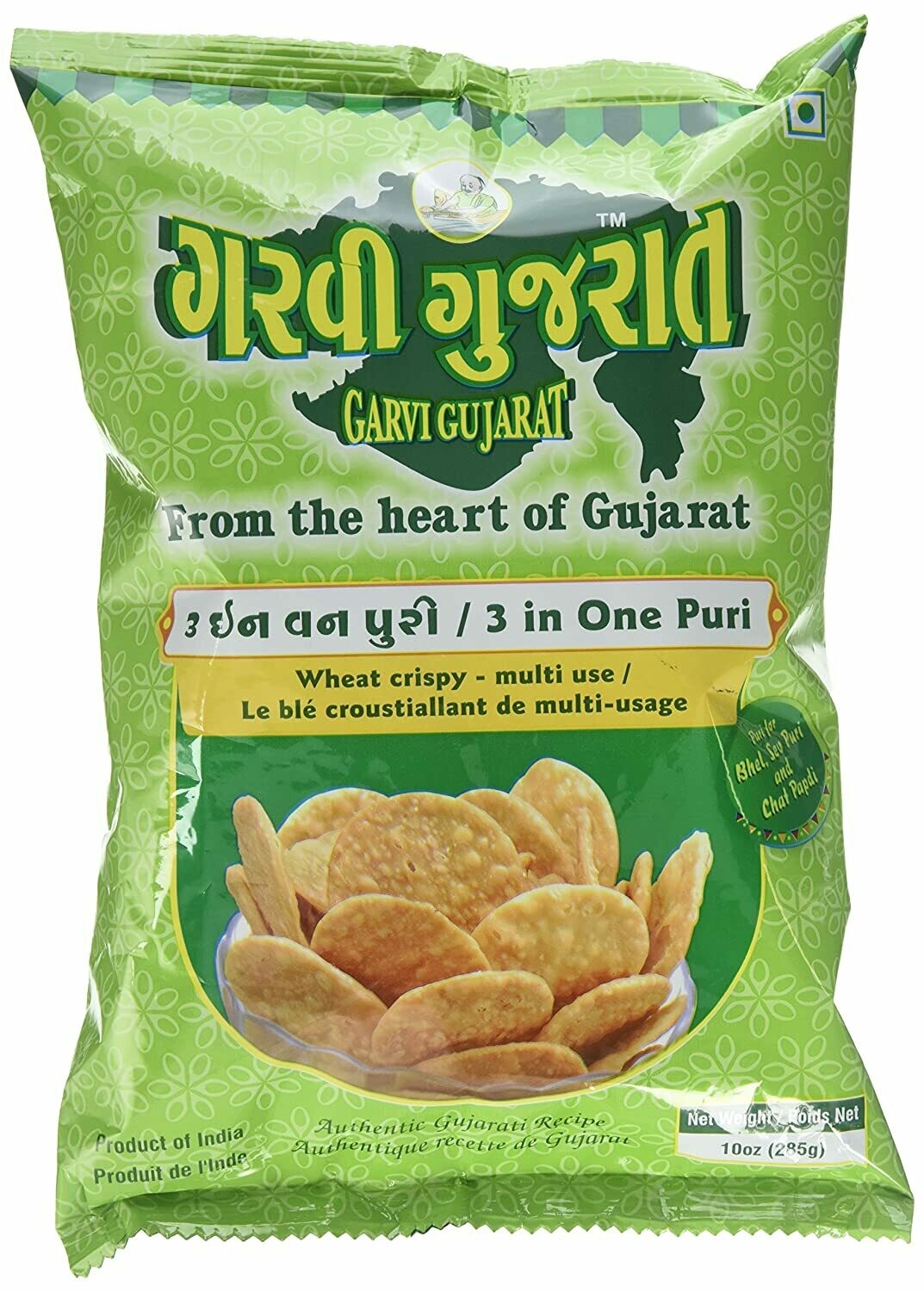 Garvi Gujarat 3 In 1 Puri 285g
