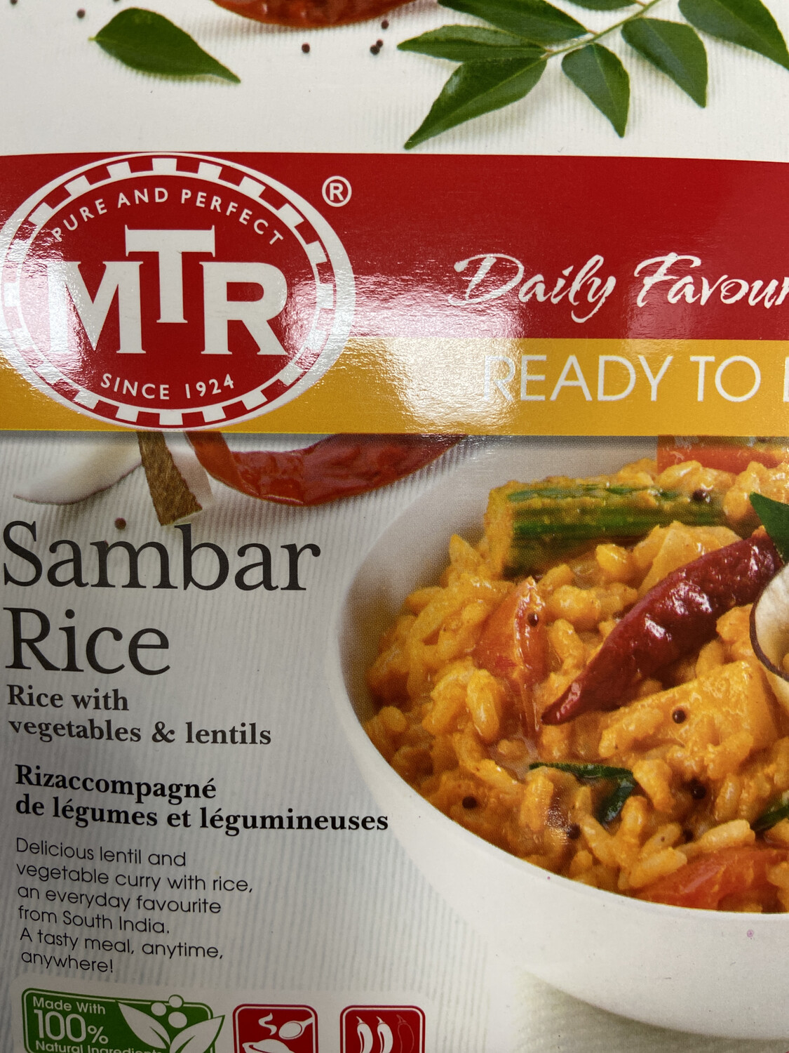 MTR Sambar Rice Ready To Eat 300g