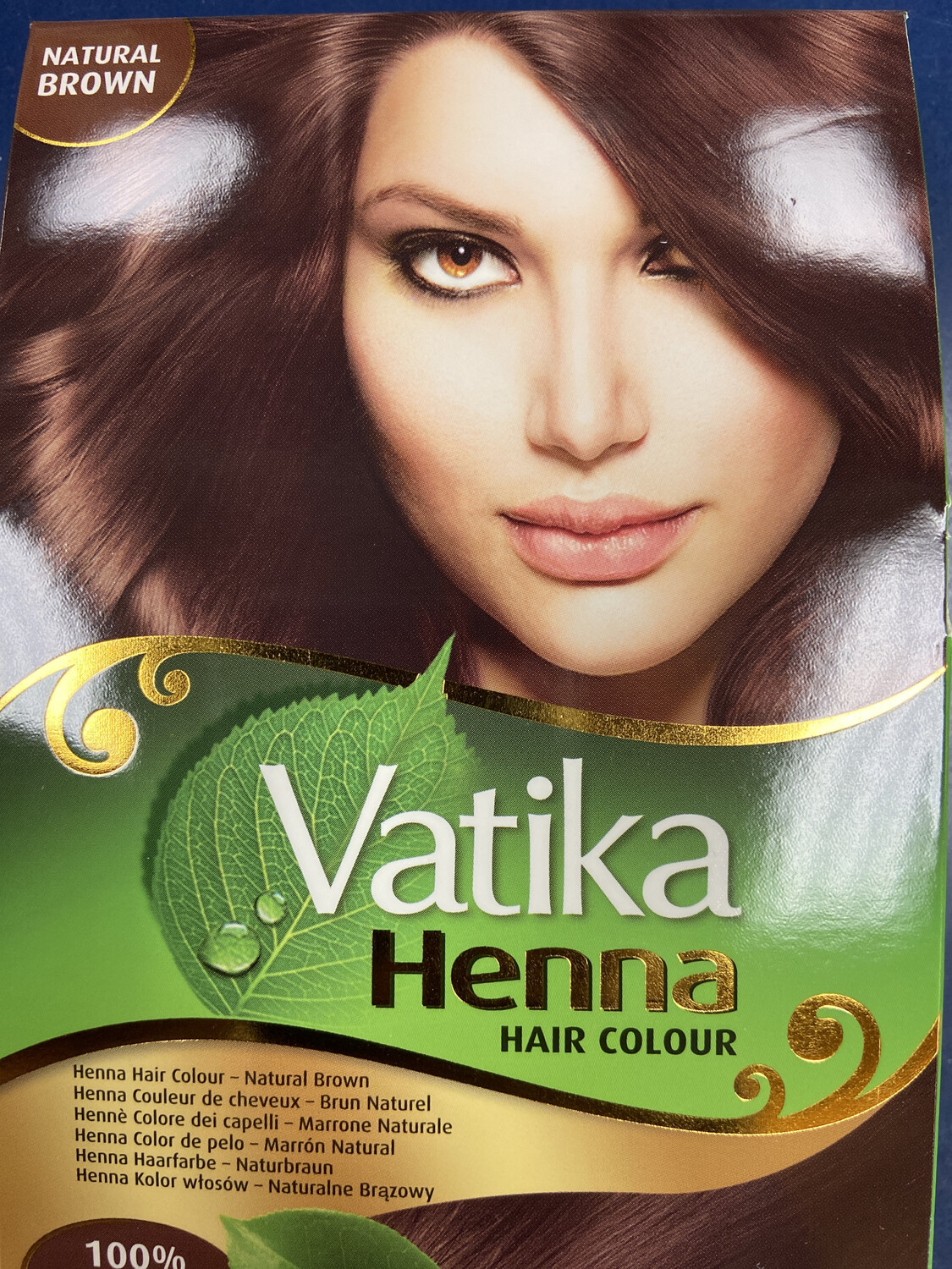 Vatika Henna Hair Color Natural Brown 60g