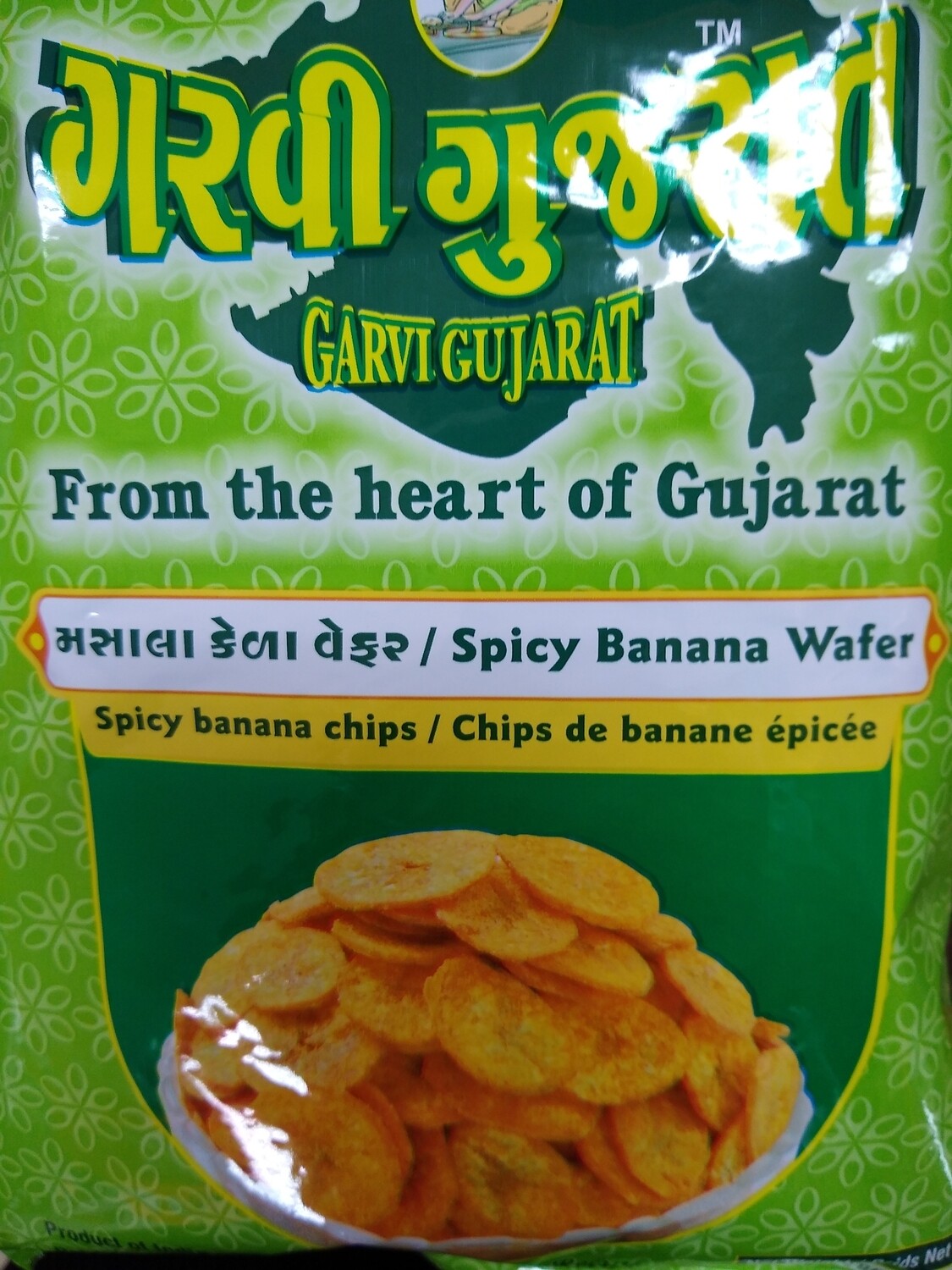 Garvi Gujarat Spicy Banana Wafer 180g