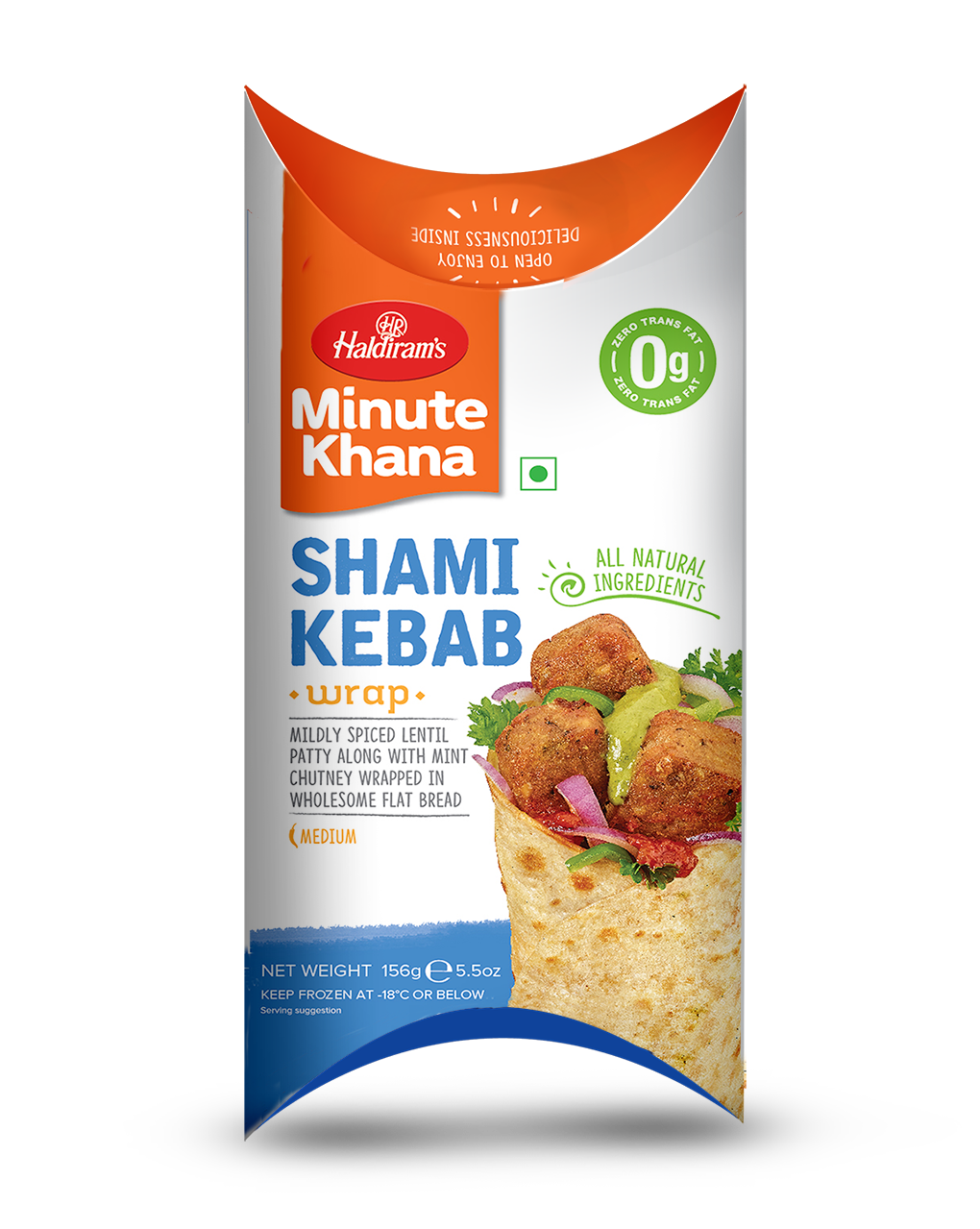 Haldirams Shami Kebab Wrap 156g