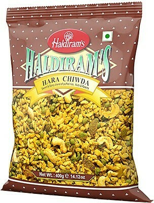 Haldirams Hara Chiwda 400g