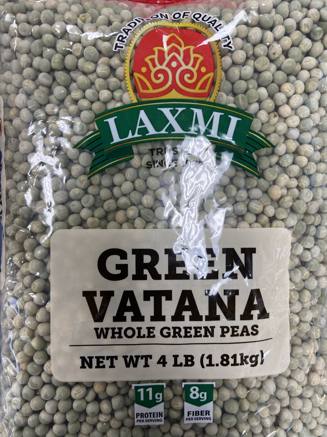 Laxmi Green Vatana 4lb