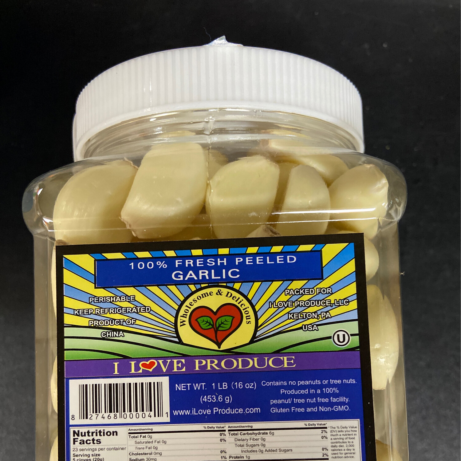 Fresh Peeled Garlic 1lb