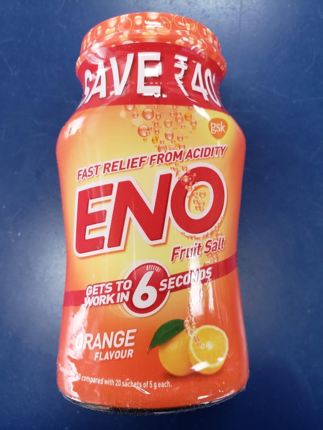 Eno Fruit Salt Orange Flavor 100g