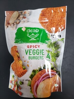 Deep Spicy Veggie Burgers 400g