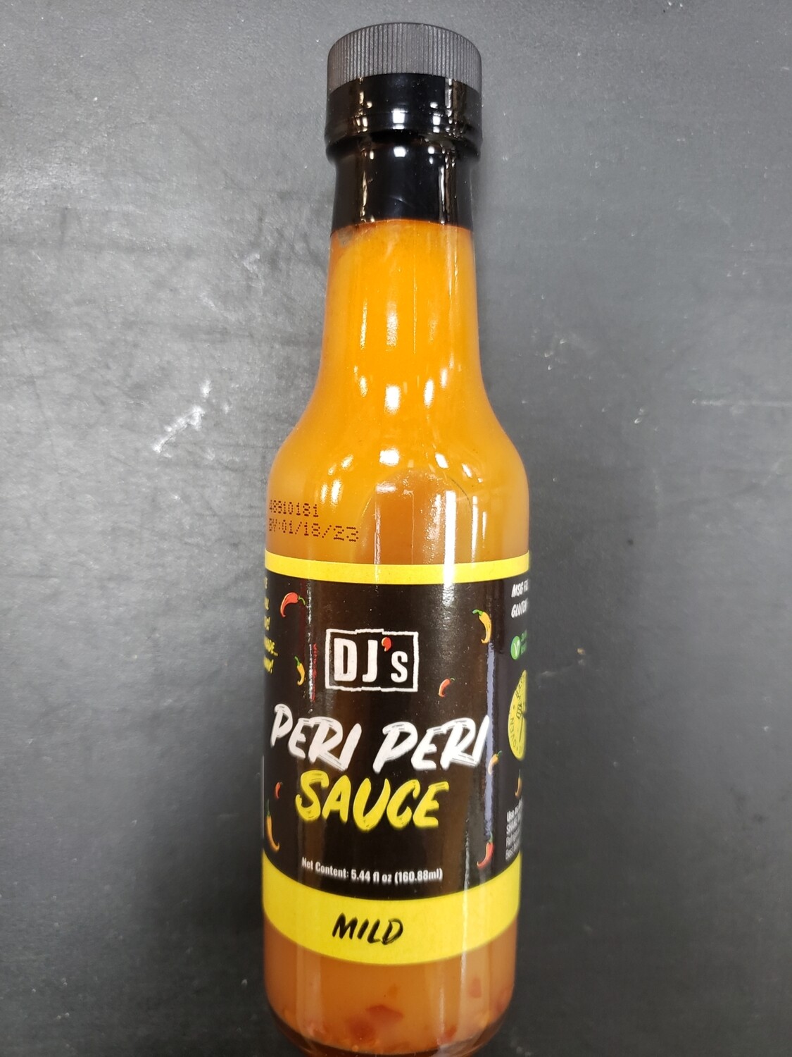 DJs Peri Peri Sauce Mild Org Btl