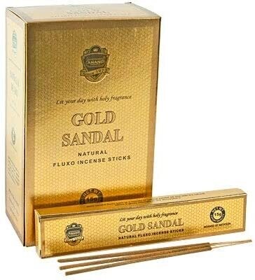 Anand Gold Sandal Incense Sticks 12pack