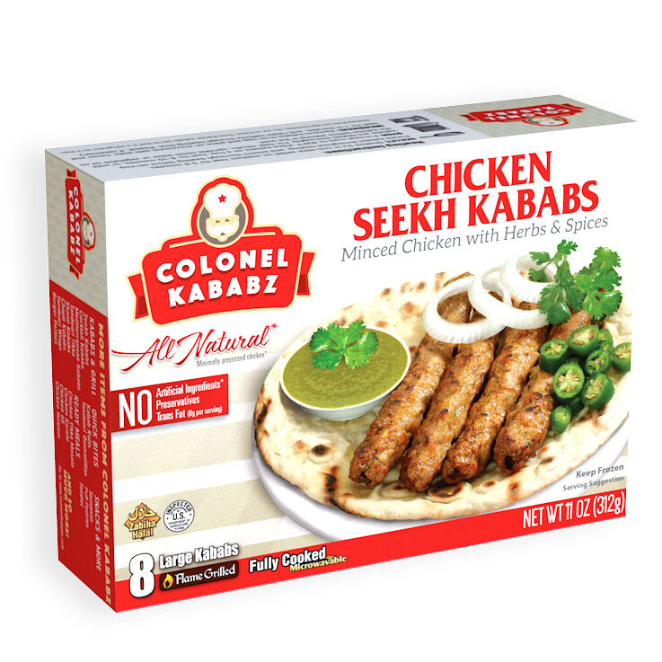 Colonel Chicken Seekh Kababs 22oz