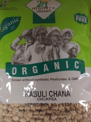 24 Mantra Organic Kabuli Chana 4lb
