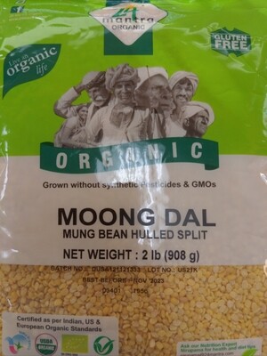 24 Mantra Moong Dal Organic 2Lb