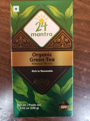 24 Mantra Green Tea Organic 100g
