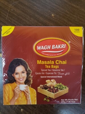 Wagh Bakri Masala Tea Bags 100Ct