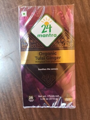 24 Mantra Organic Tulsi Ginger Tea Bags 37.5g