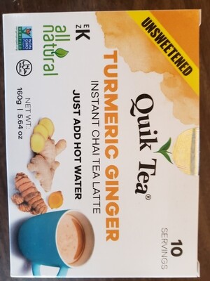 Quik Tea Bags Turmeric Ginger 160g
