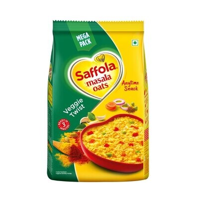 Saffola Veggie Twist Masala Oats 482g