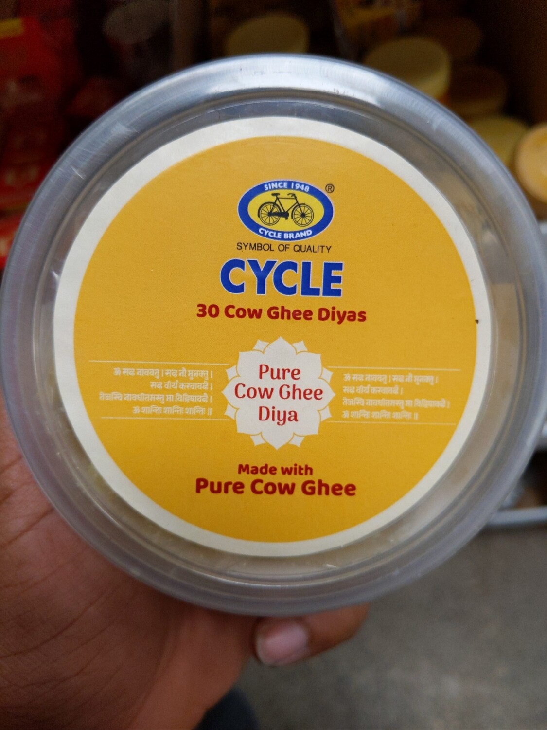 Cycle 30 Cow Ghee Diyas Box