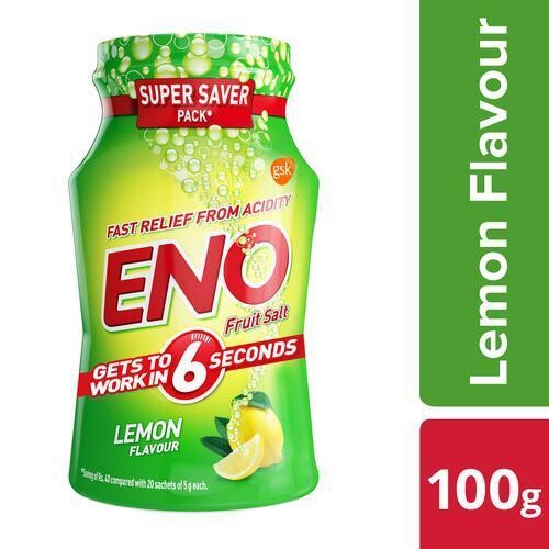 Eno Fruit Salt Lemon Flavour 100g