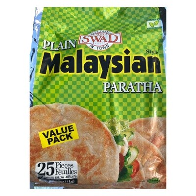 Swad Plain Malaysian Paratha 25 Pc