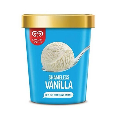 Kwality Vanilla Ice Cream 480ml