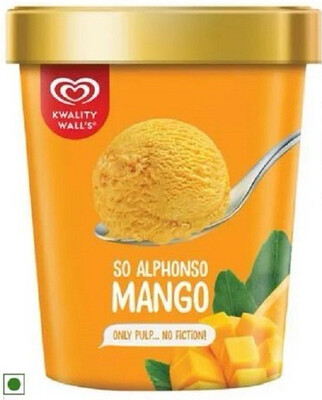 Kwality Alphanso Mango Ice Cream 480ml