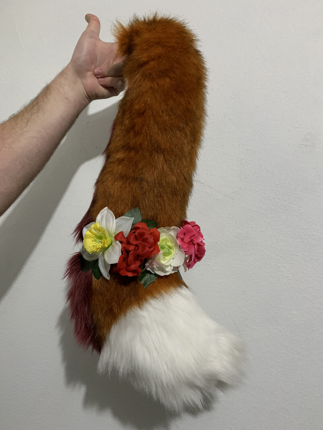 Custom Floral Tail Wrap