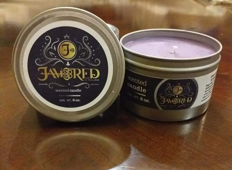 100 % soy wax candle made locally in the Bahamas