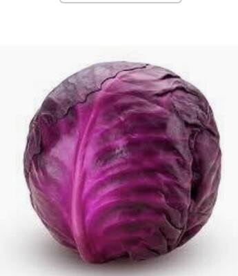 CABBAGE, RED (~3 LBS)