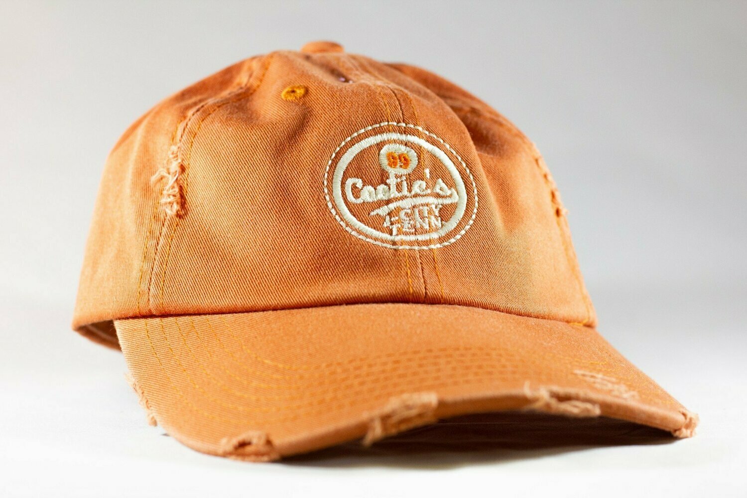 Cootie Brown&#39;s Distressed Cap Orange