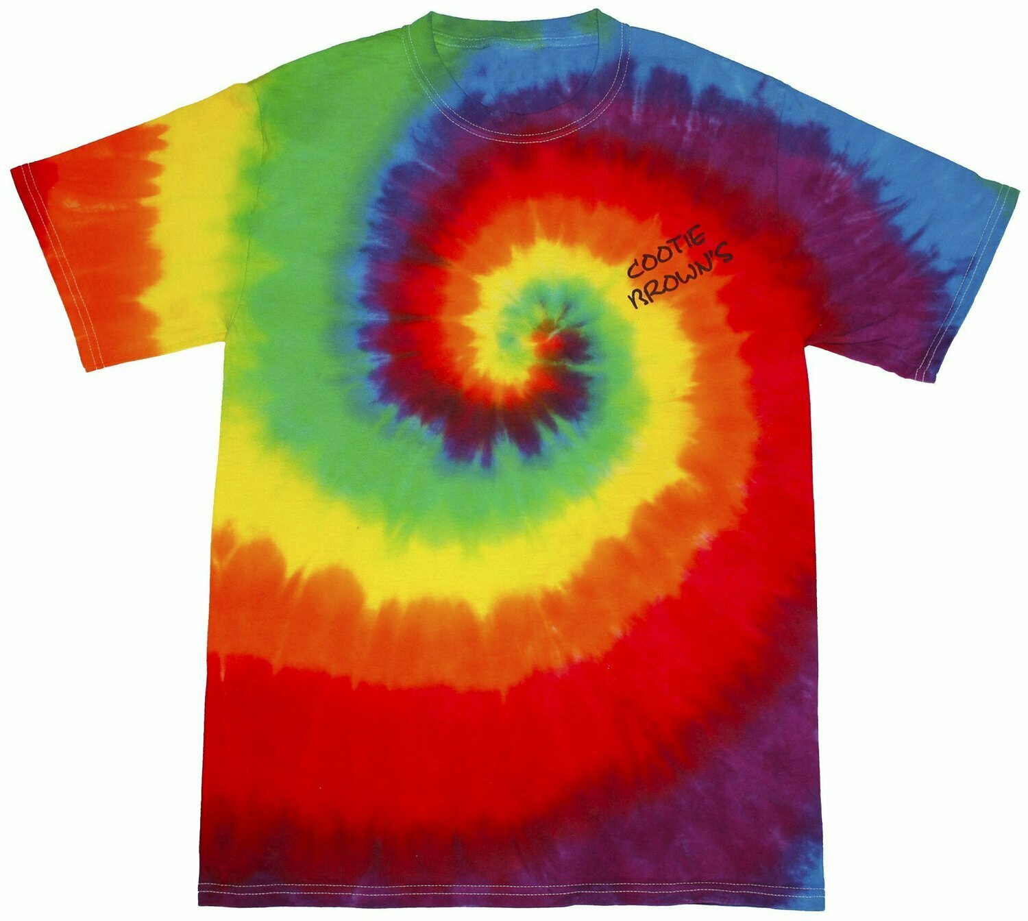 Cootie Brown&#39;s Tie-Dye YOUTH Shirt Short Sleeve