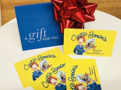 Cootie Brown&#39;s Gift Card 2-Pack $50 and $25