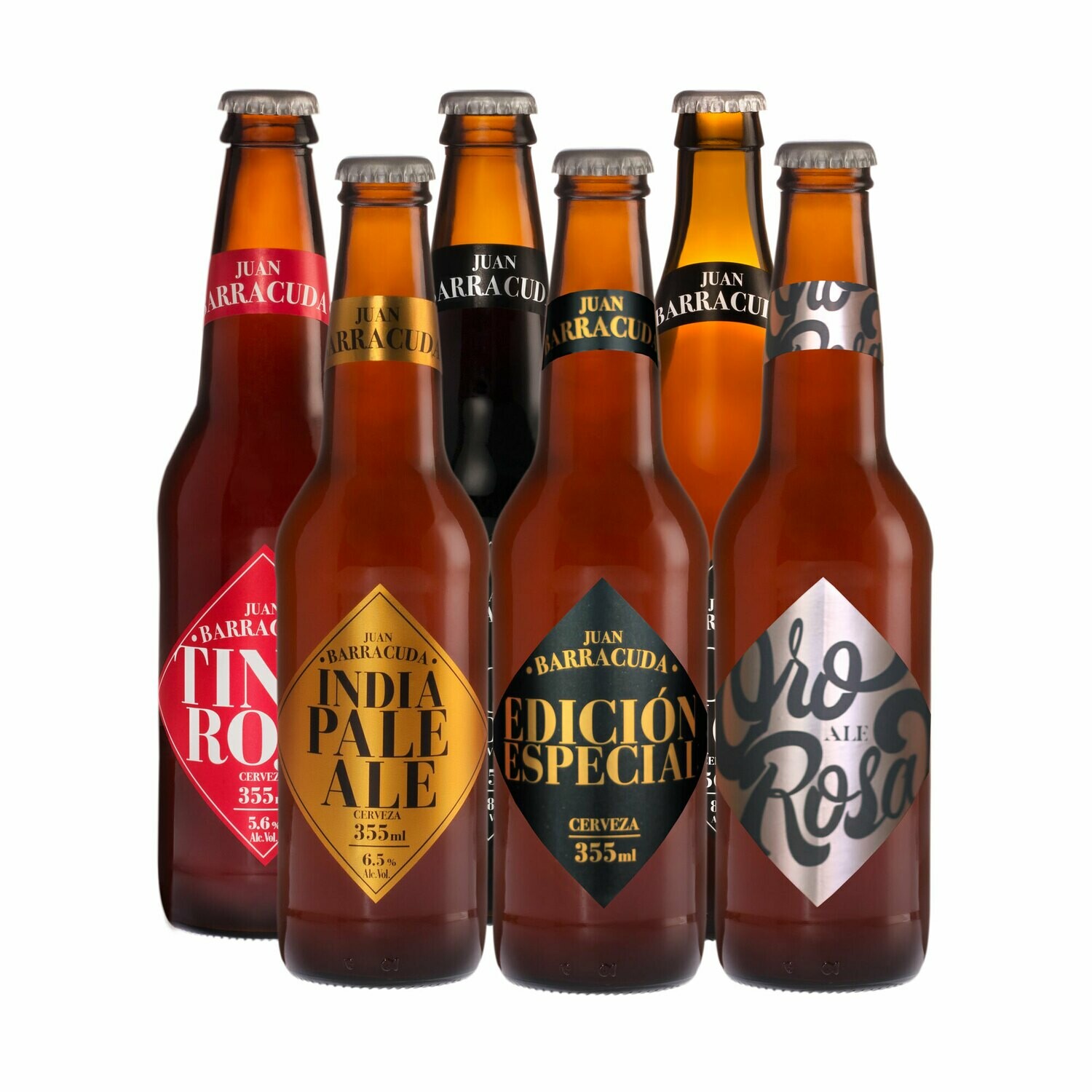 Mix personal Juan Barracuda (6 x 355ml) + Vaso coleccionable