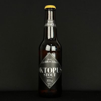 Oktopus Stout (6 x 355ml) + Vaso coleccionable Tinta Roja