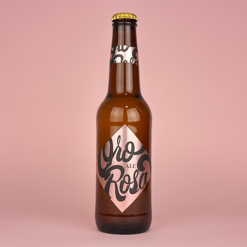 Oro Rosa (6 x 355ml) + Vaso coleccionable Tinta Roja