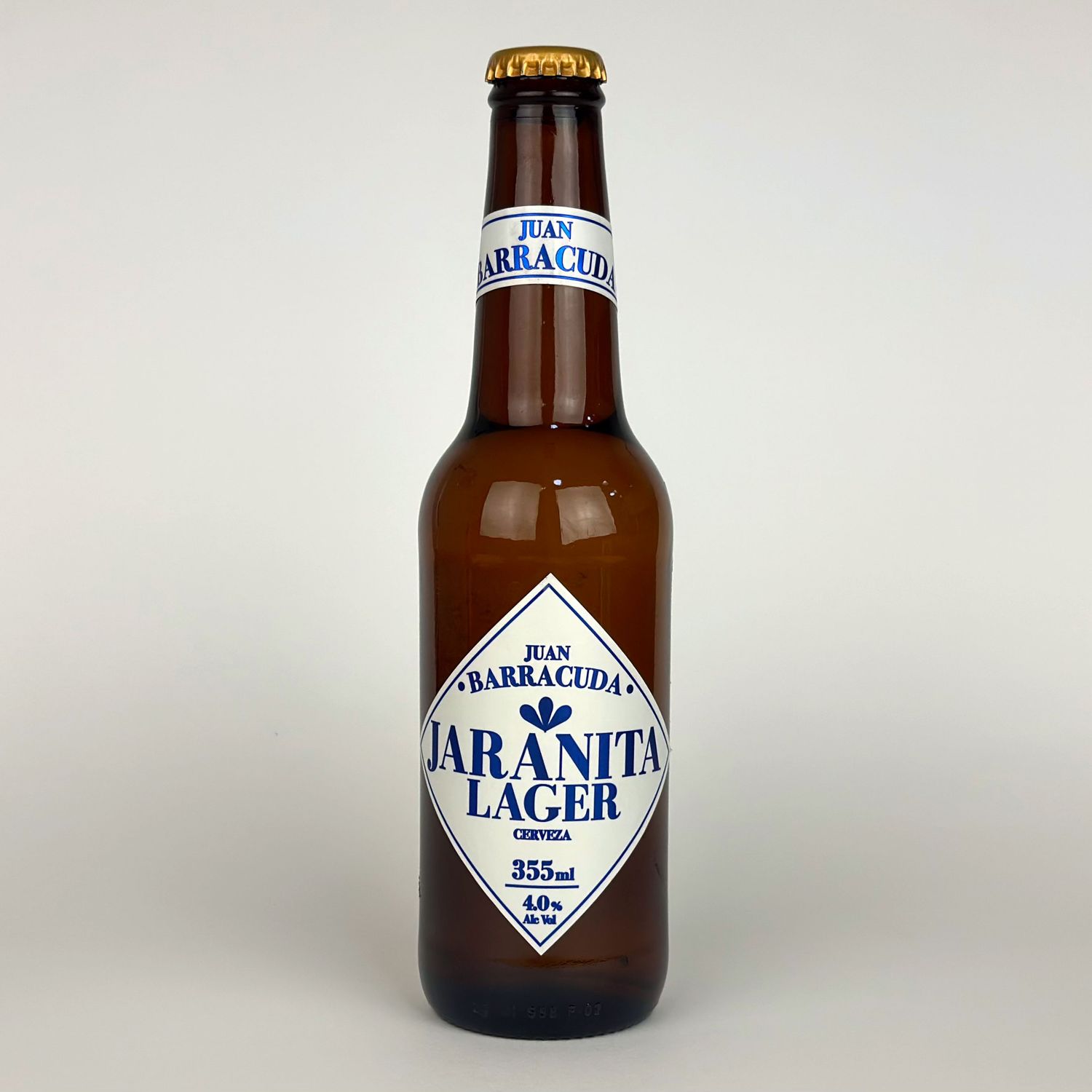Jaranita Lager (6 x 355ml) + Vaso coleccionable Tinta Roja